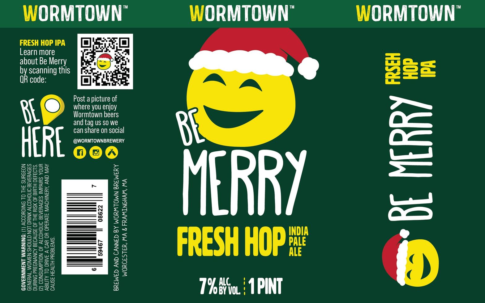 Be Merry label