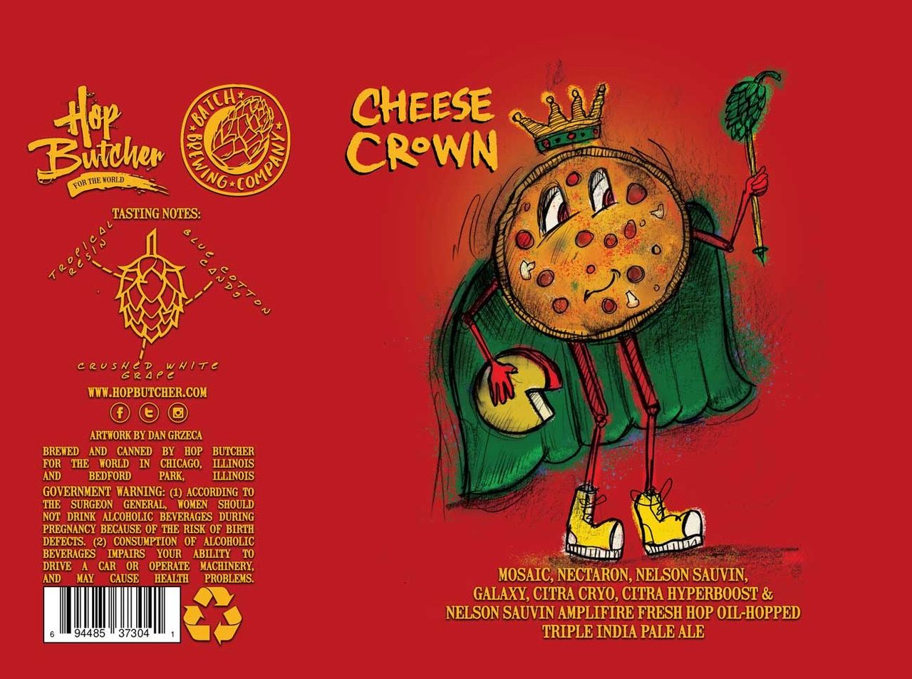 Cheese Crown label