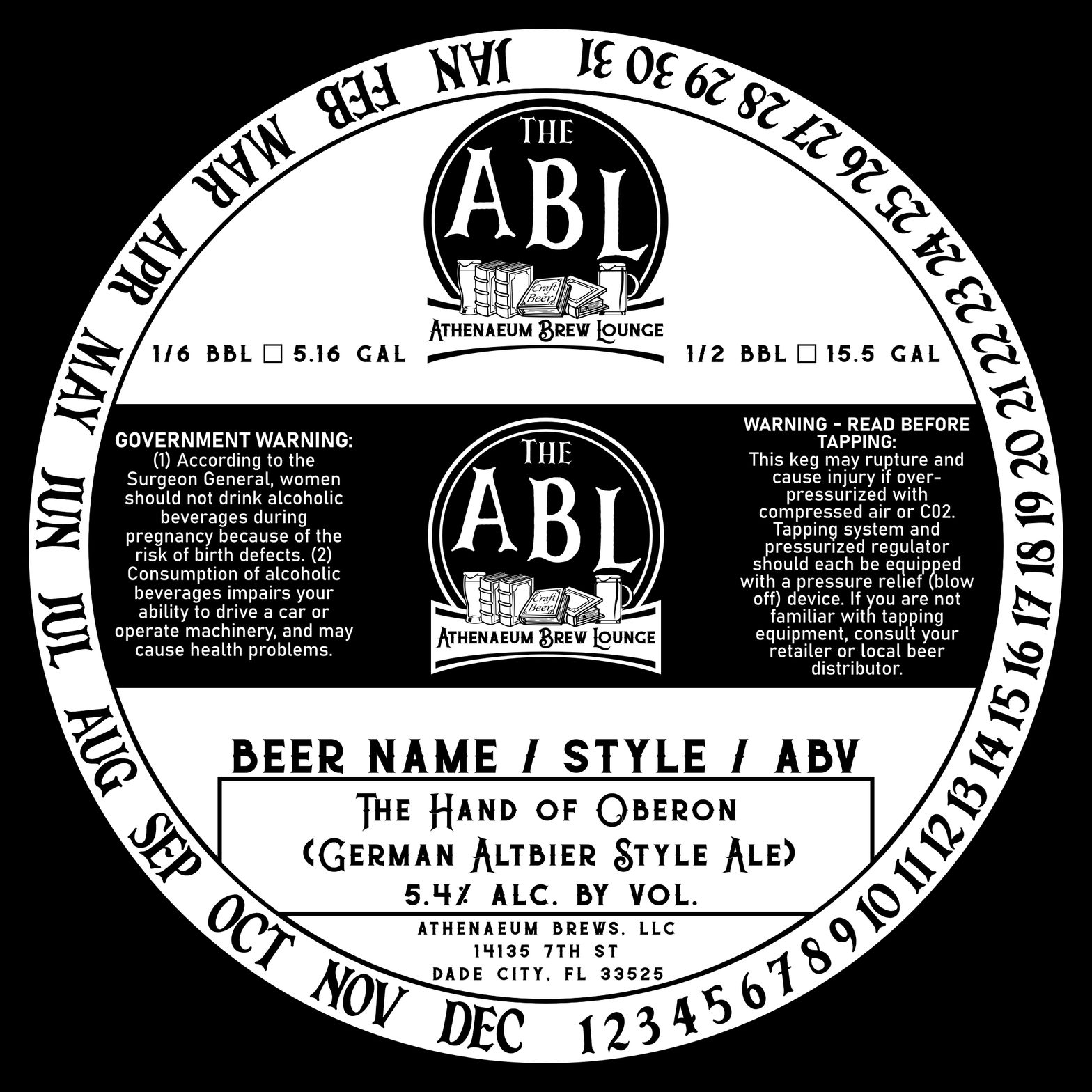 The Hand of Oberon label