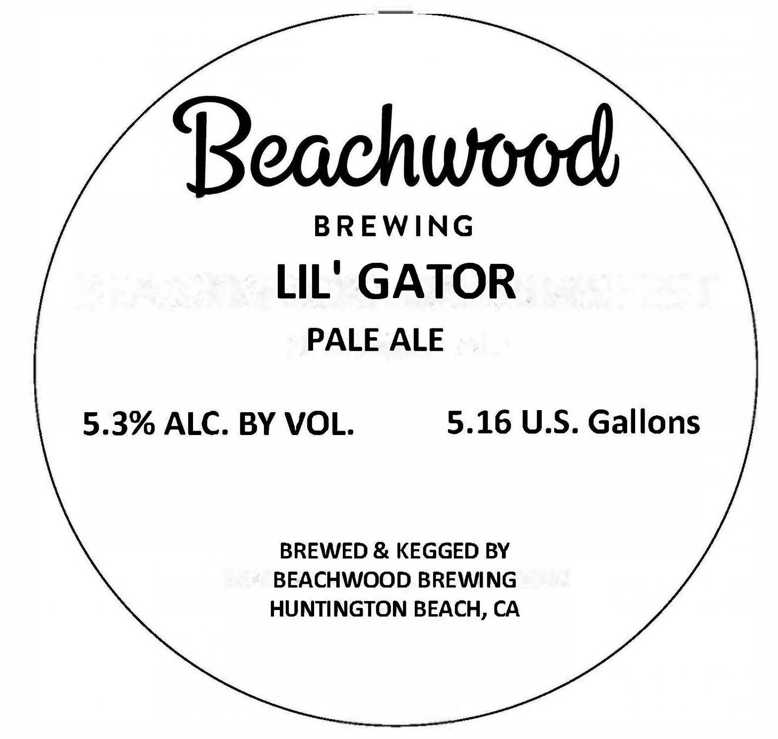 Lil' Gator label