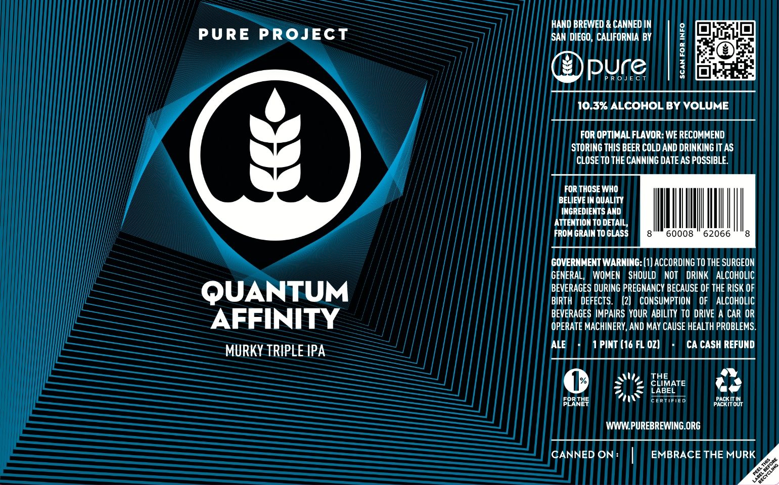 Quantum Affinity label