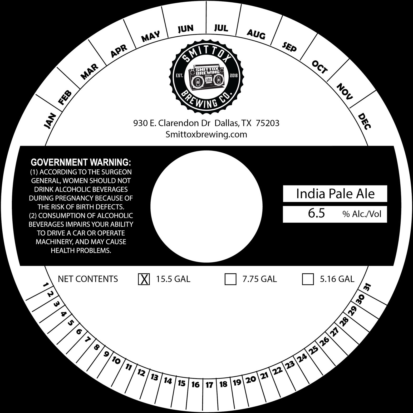 India Pale Ale label