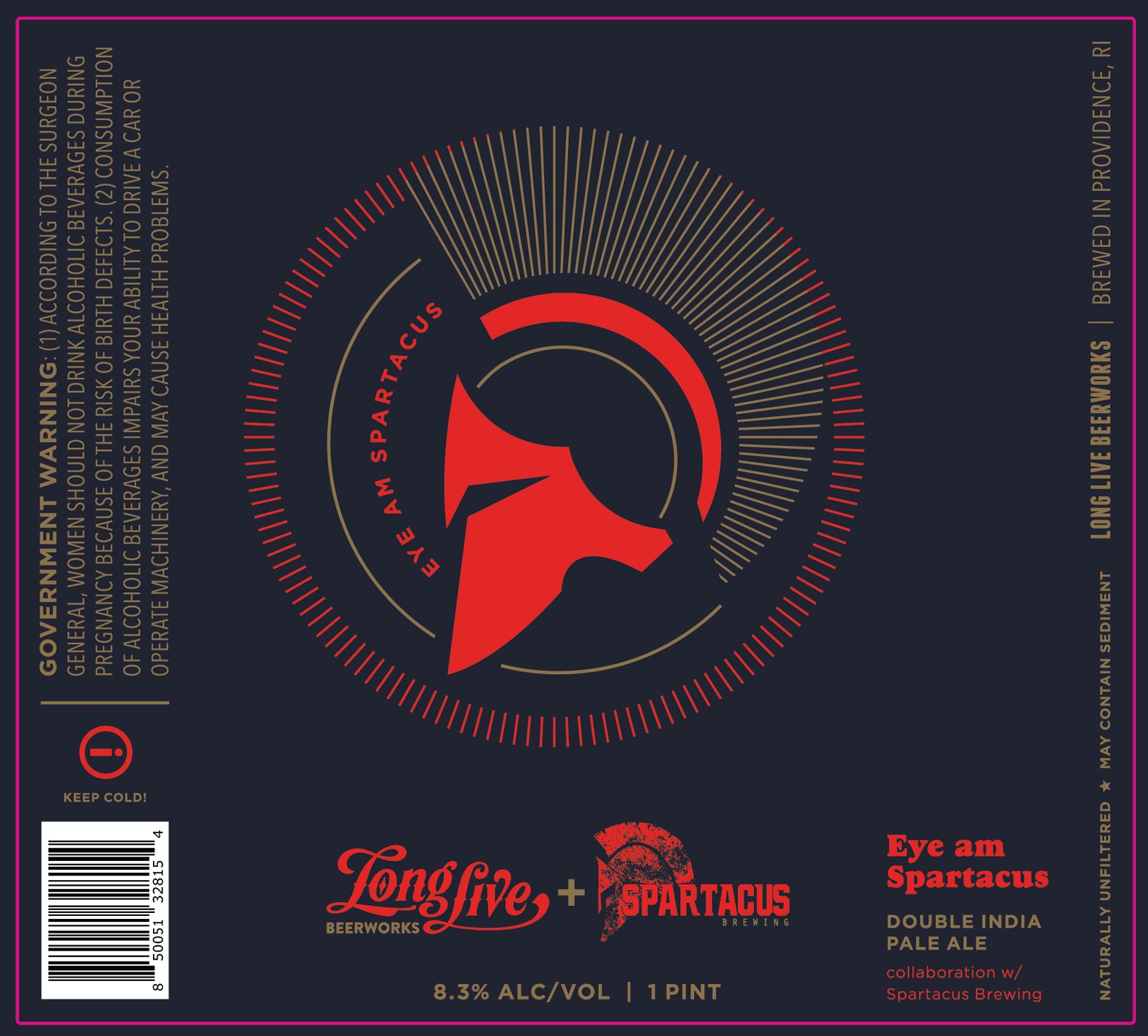 Eye Am Spartacus label