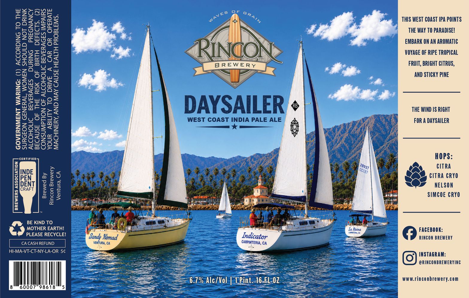 Daysailer label