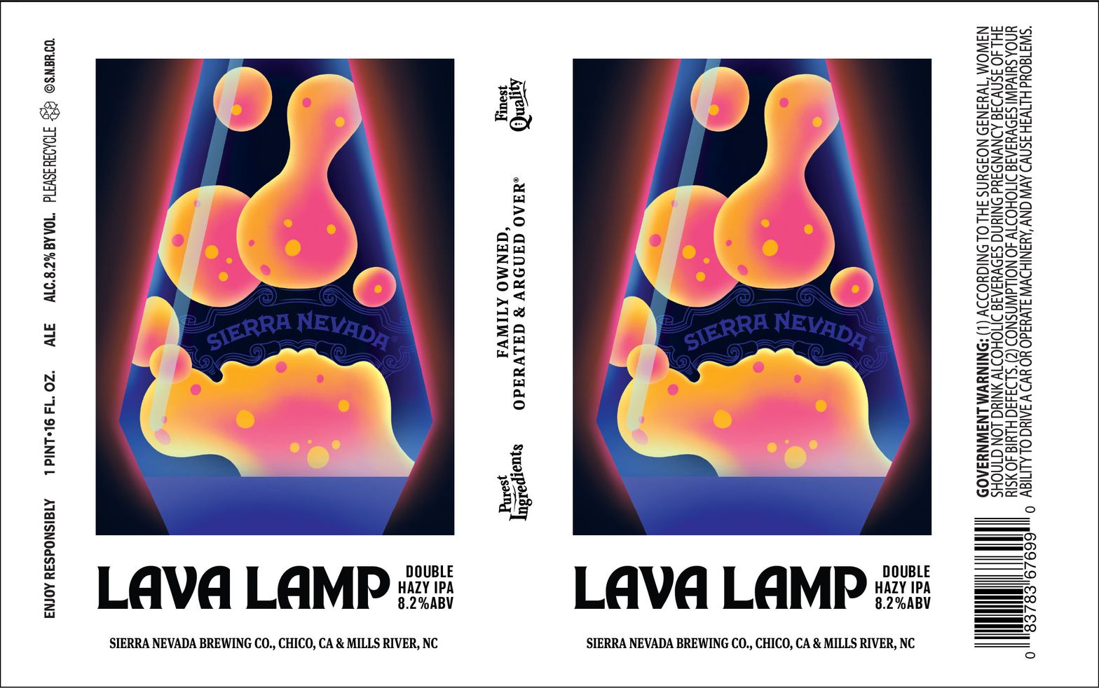 Lava Lamp label