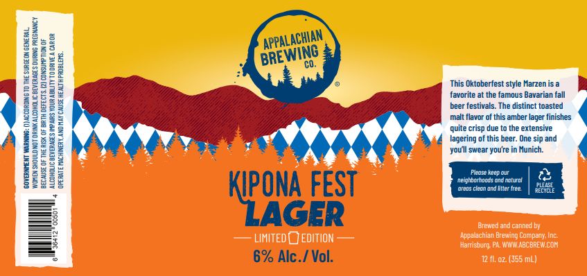 Kipona Fest Lager label