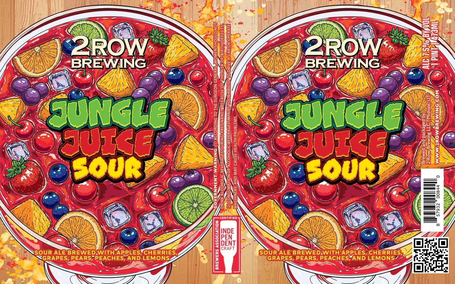 Jungle Juice Sour label