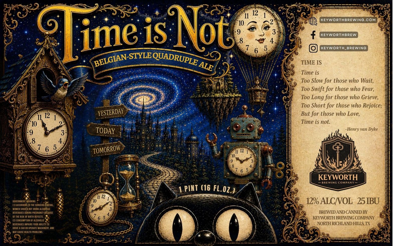 Time Is Not label