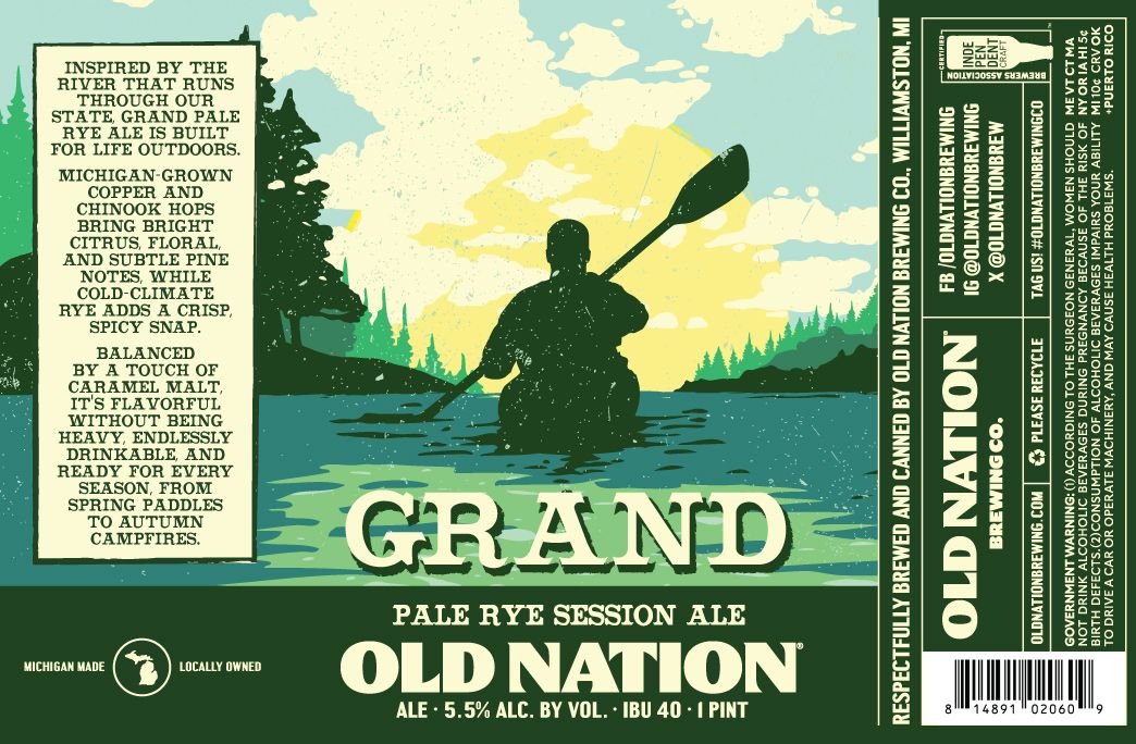 Grand Pale Rye Session Ale label