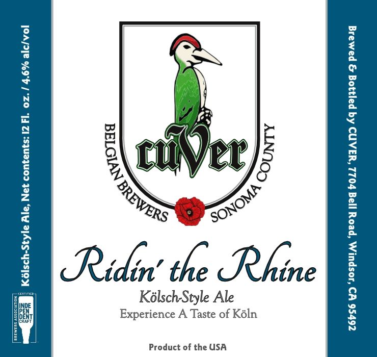 Ridin' the Rhine label