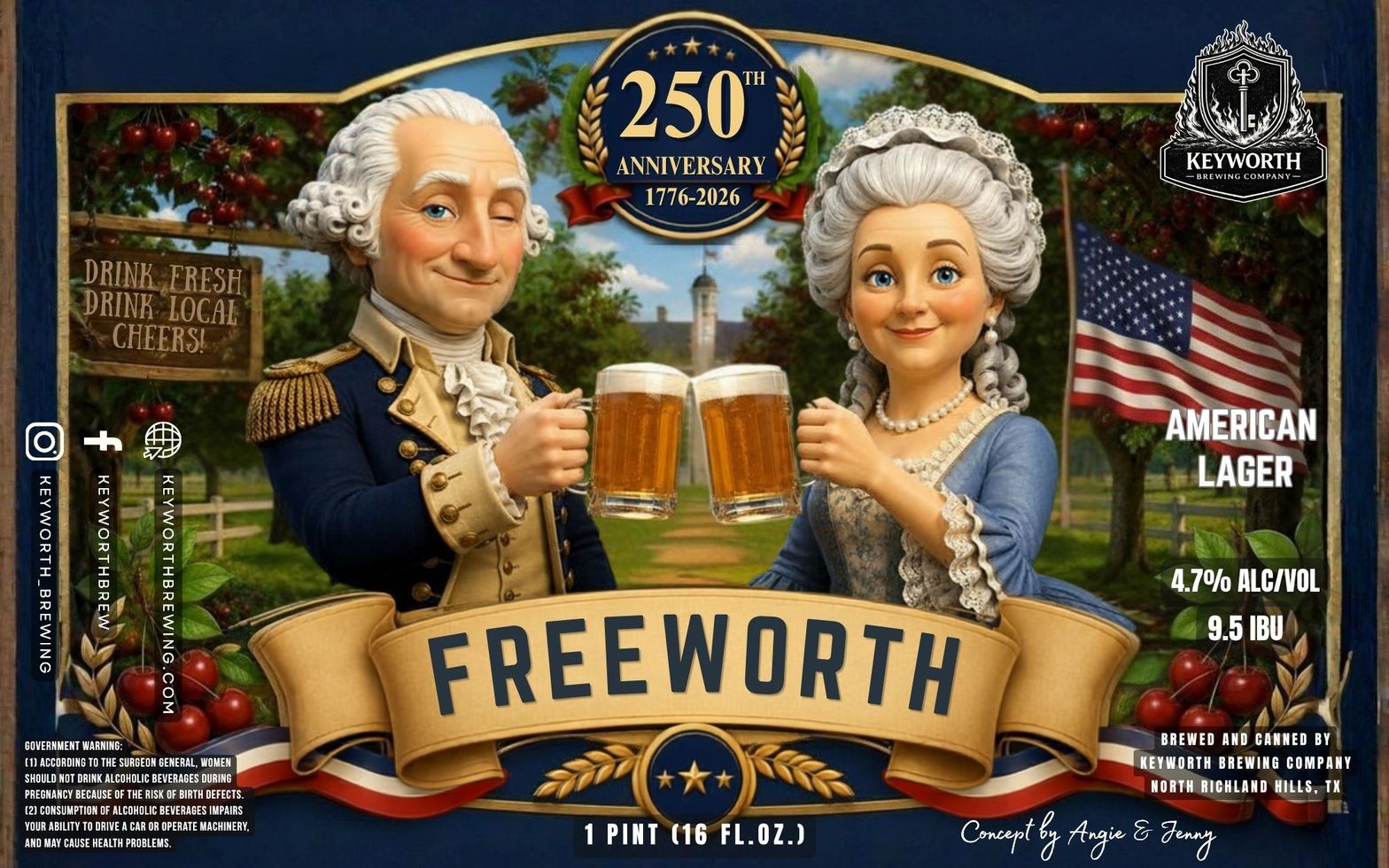 Freeworth label