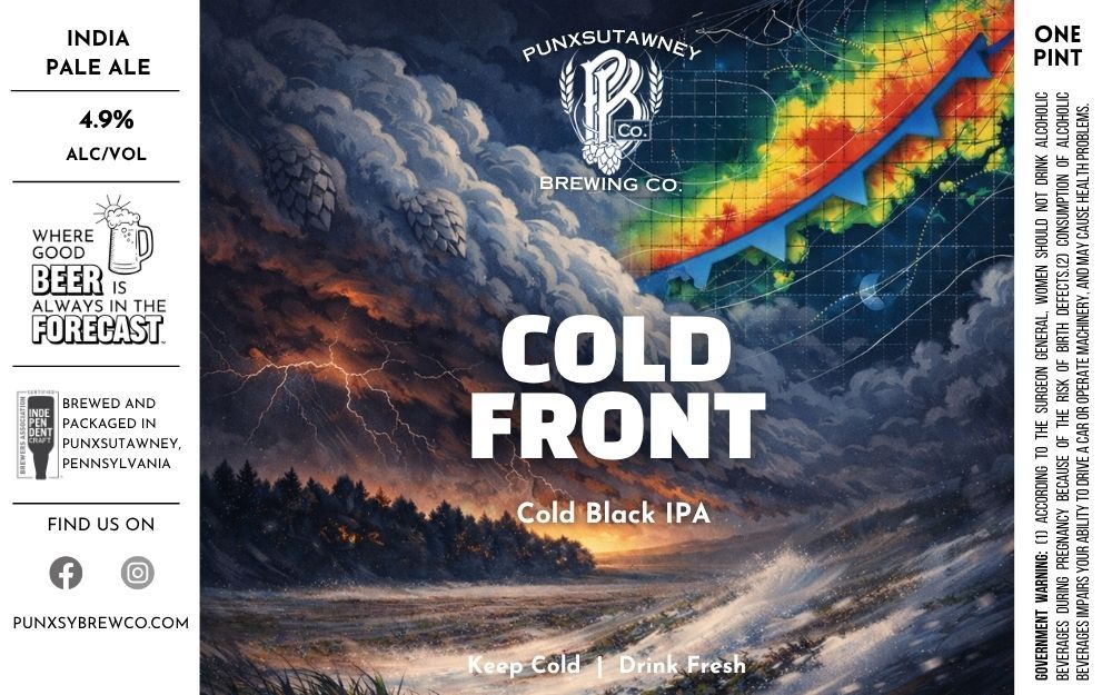 Cold Front label
