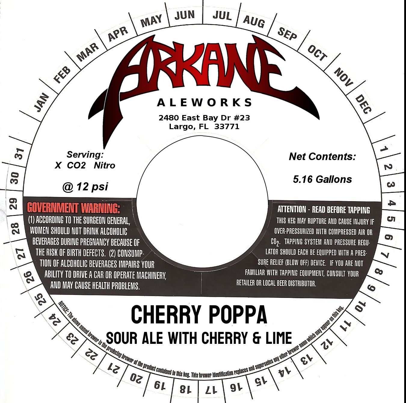 Cherry Poppa label