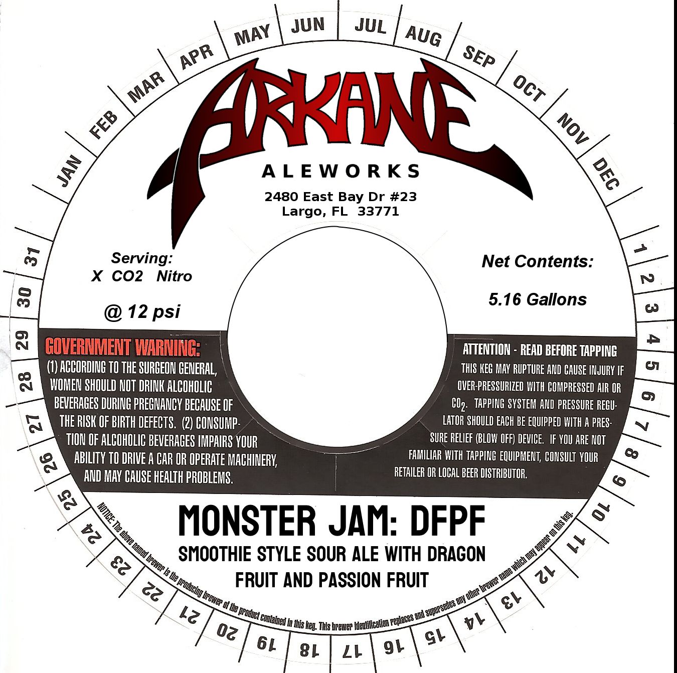 Monster Jam: DFPF label