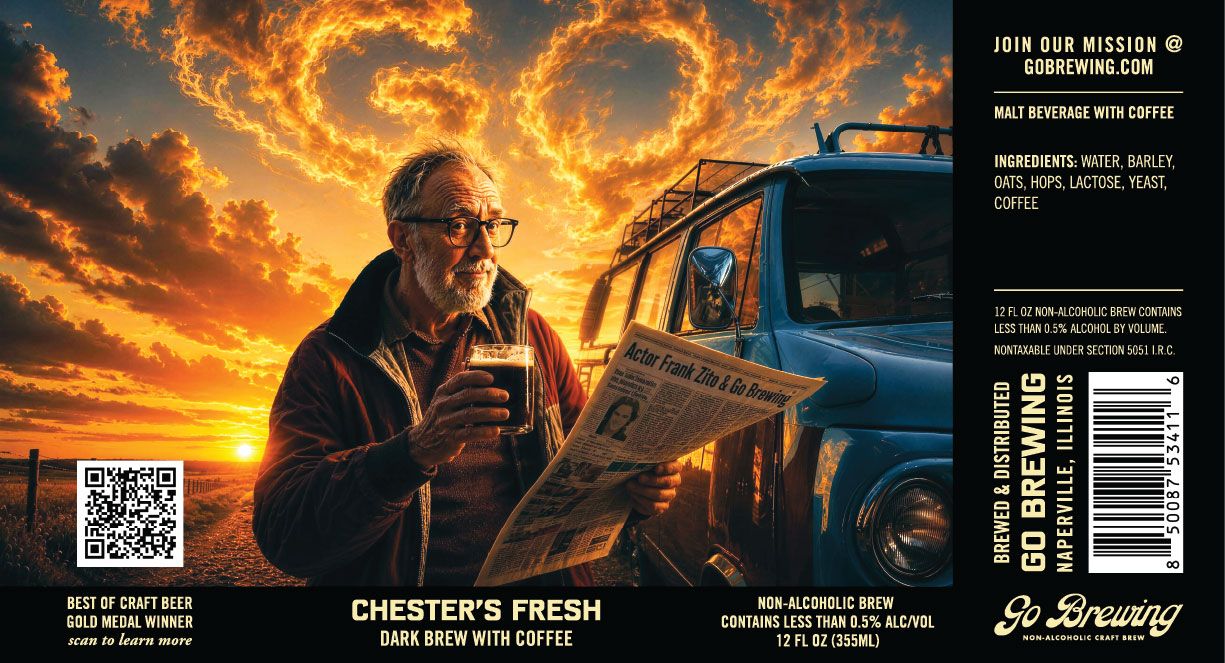 Chester's Fresh Dark Brew label
