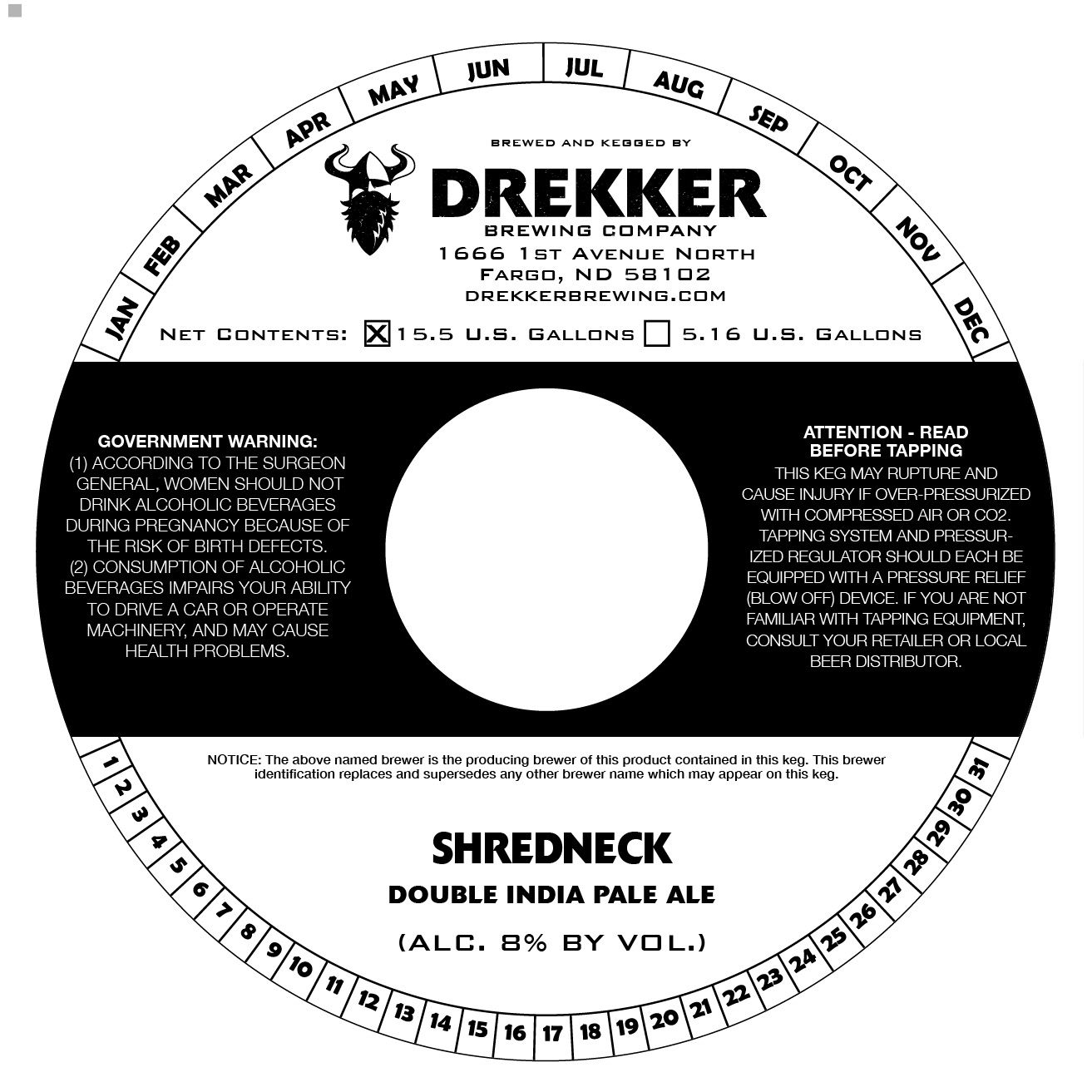 Shredneck label