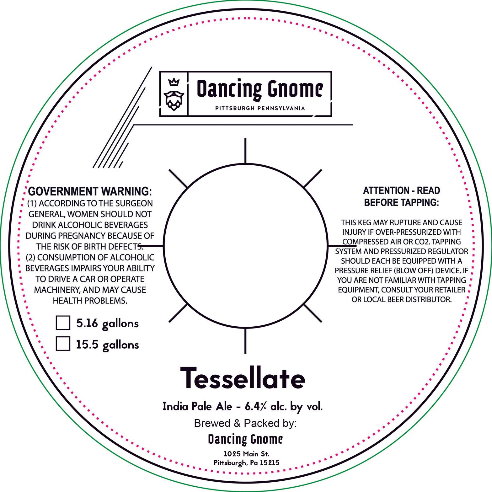 Tessellate label