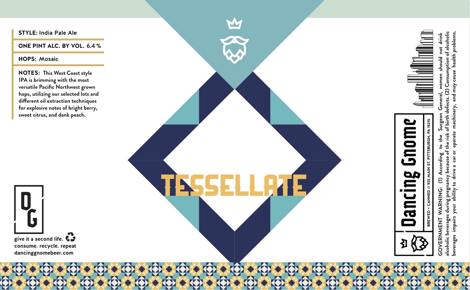 Tessellate label