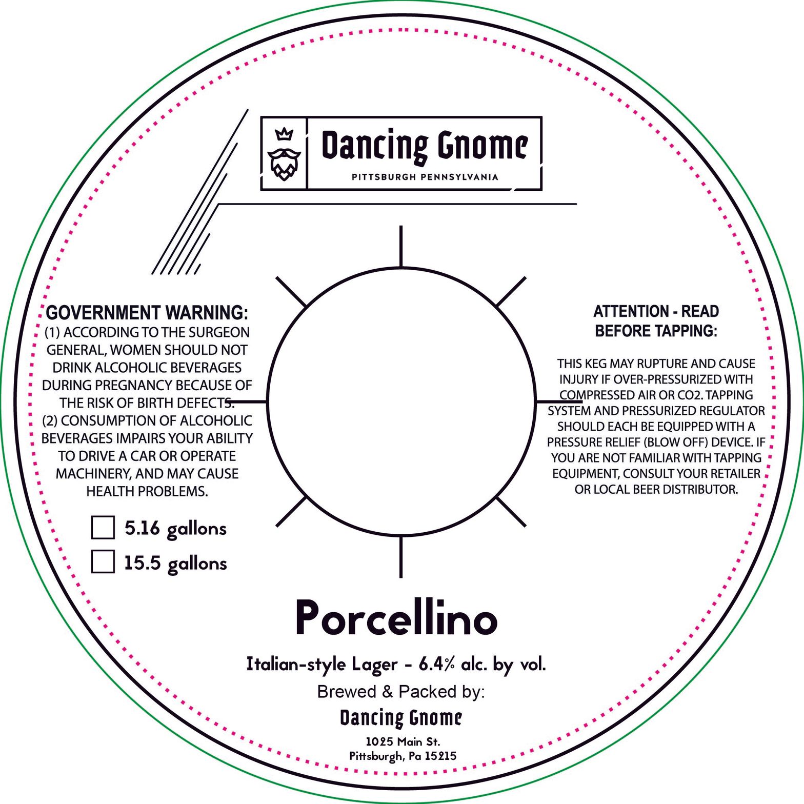 Porcellino label