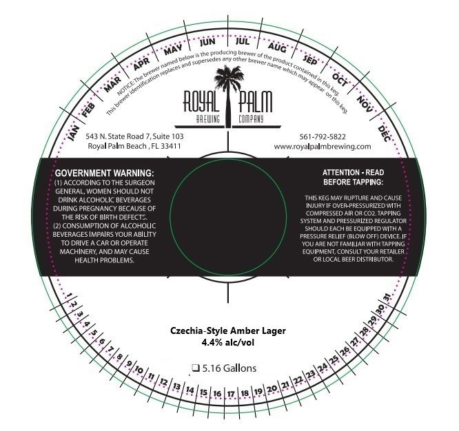 Czechia-Style Amber Lager label