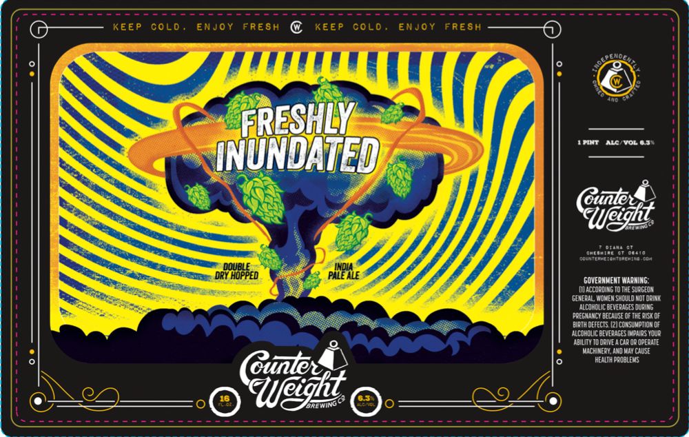 Freshly Inundated label