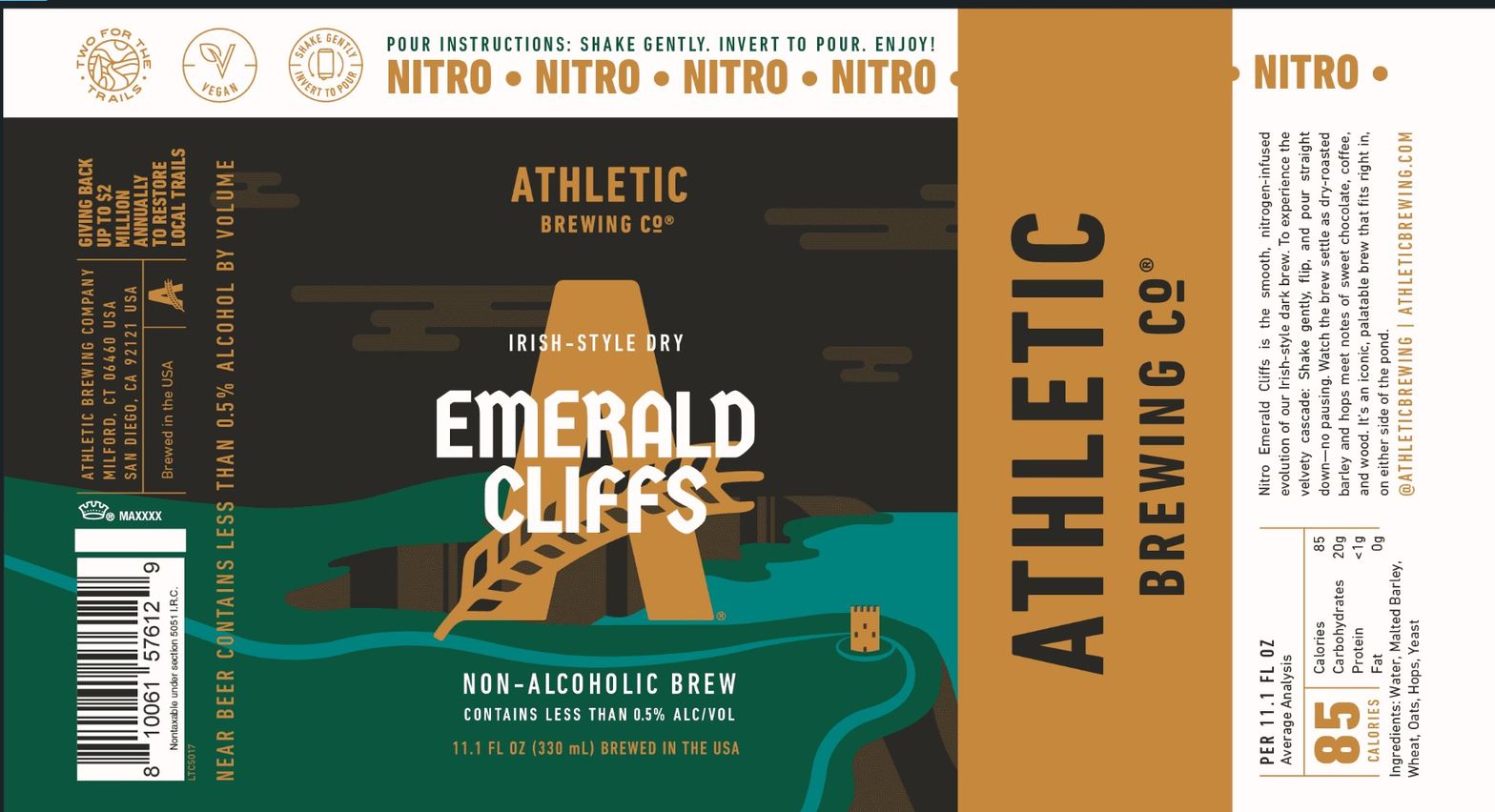 Emerald Cliffs Nitro label