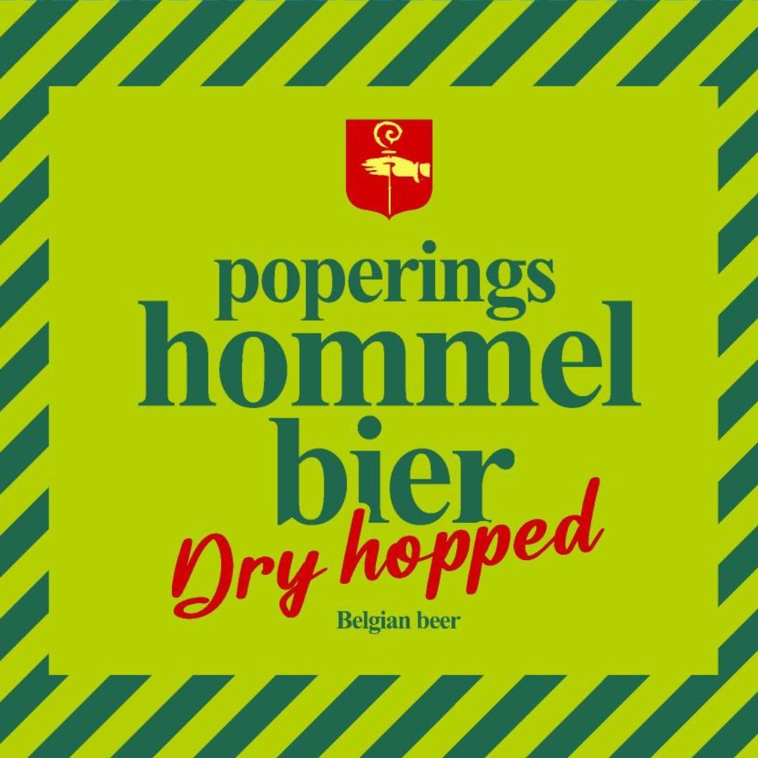 Poperings Hommel Bier Dry Hopped label
