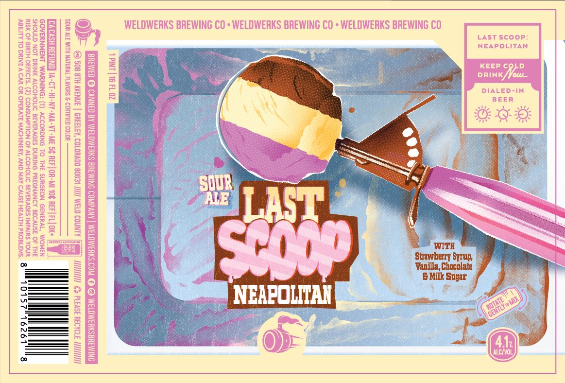 Last Scoop Neapolitan label