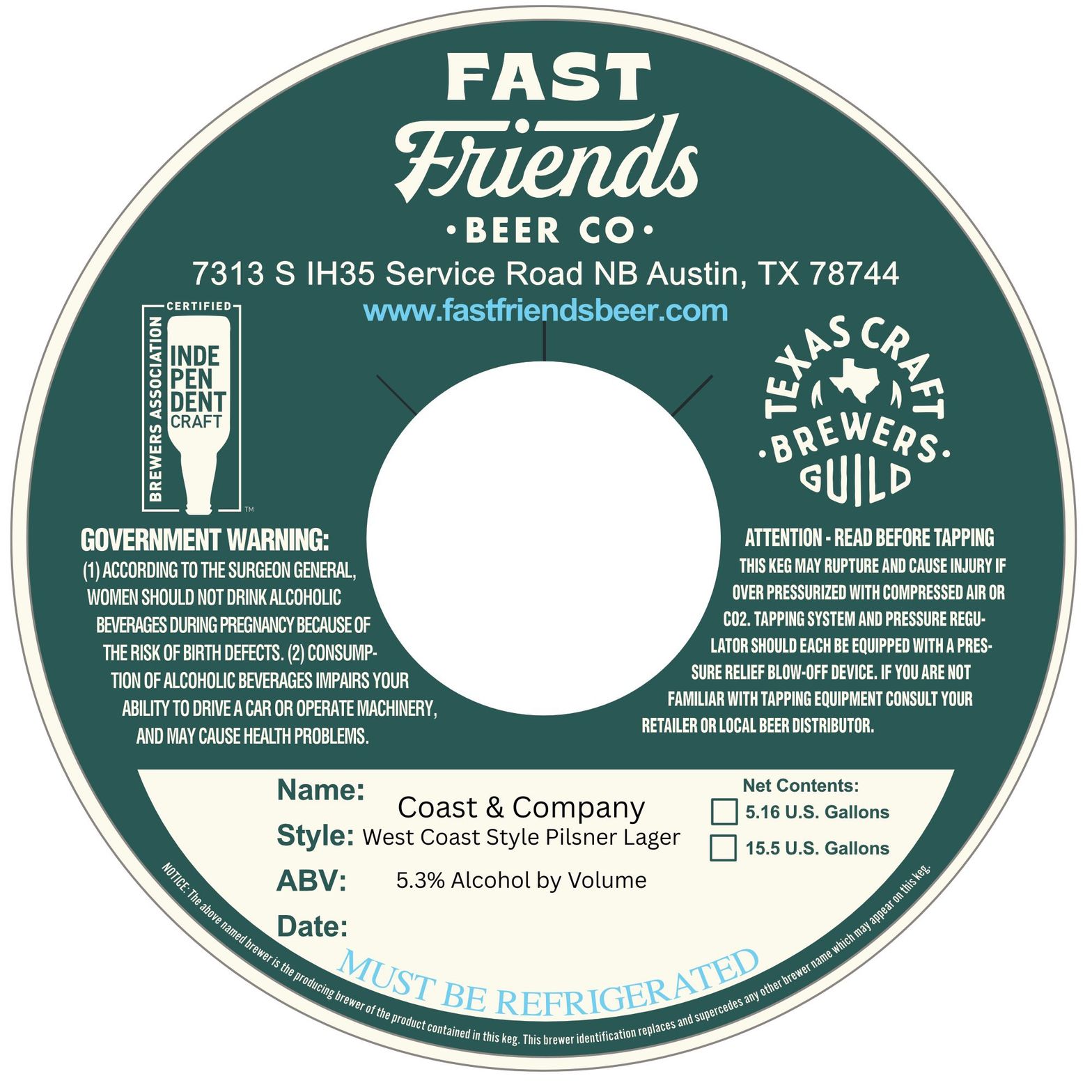 Coast & Company label