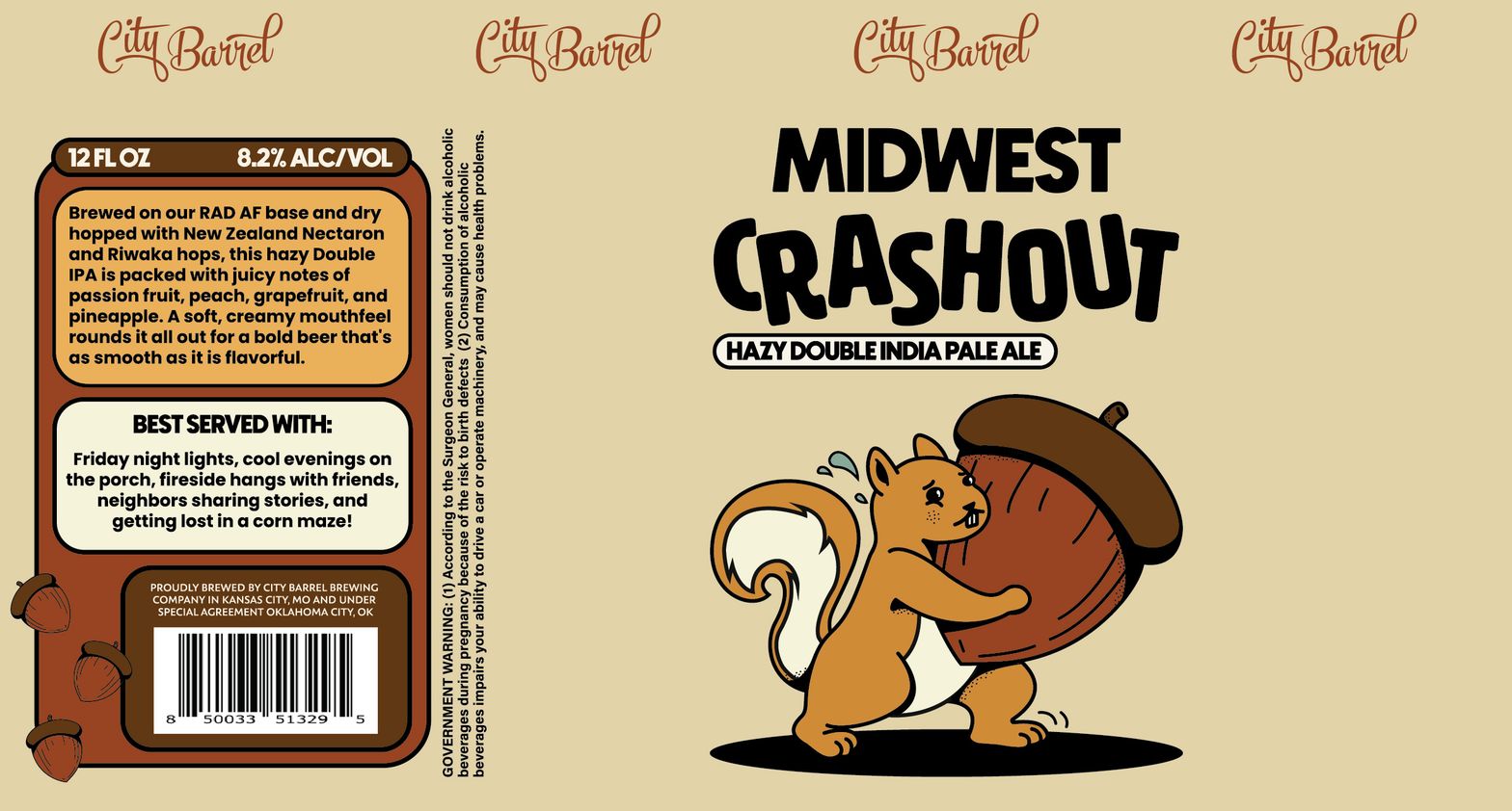 Midwest Crashout label