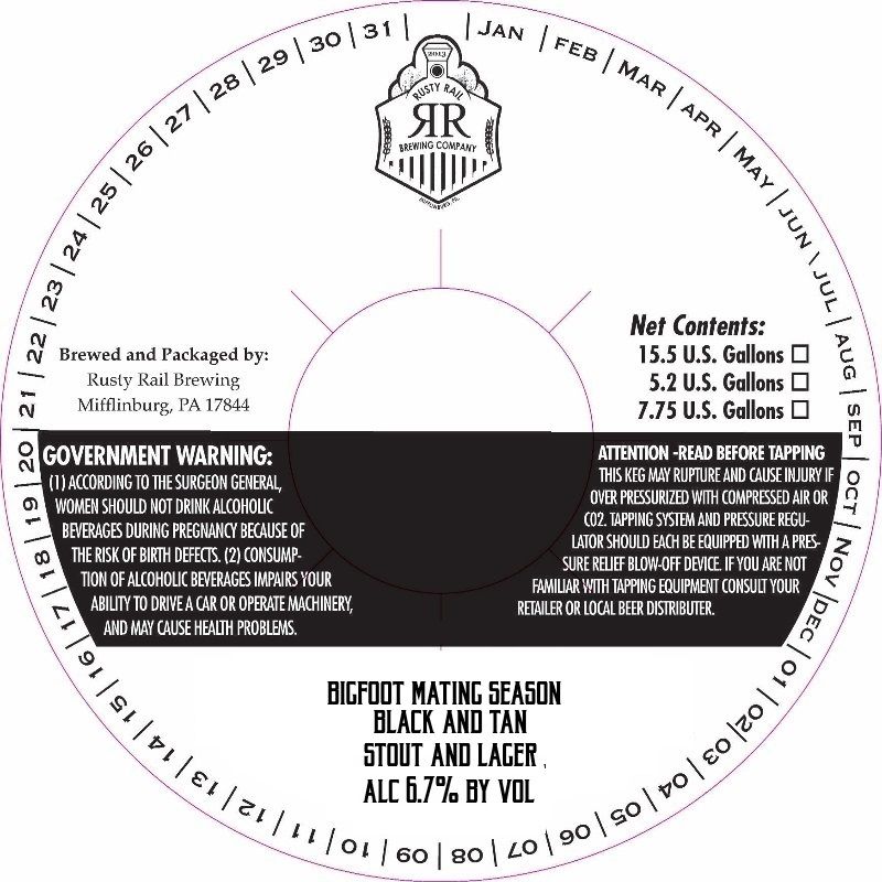 Bigfoot Mating Season label
