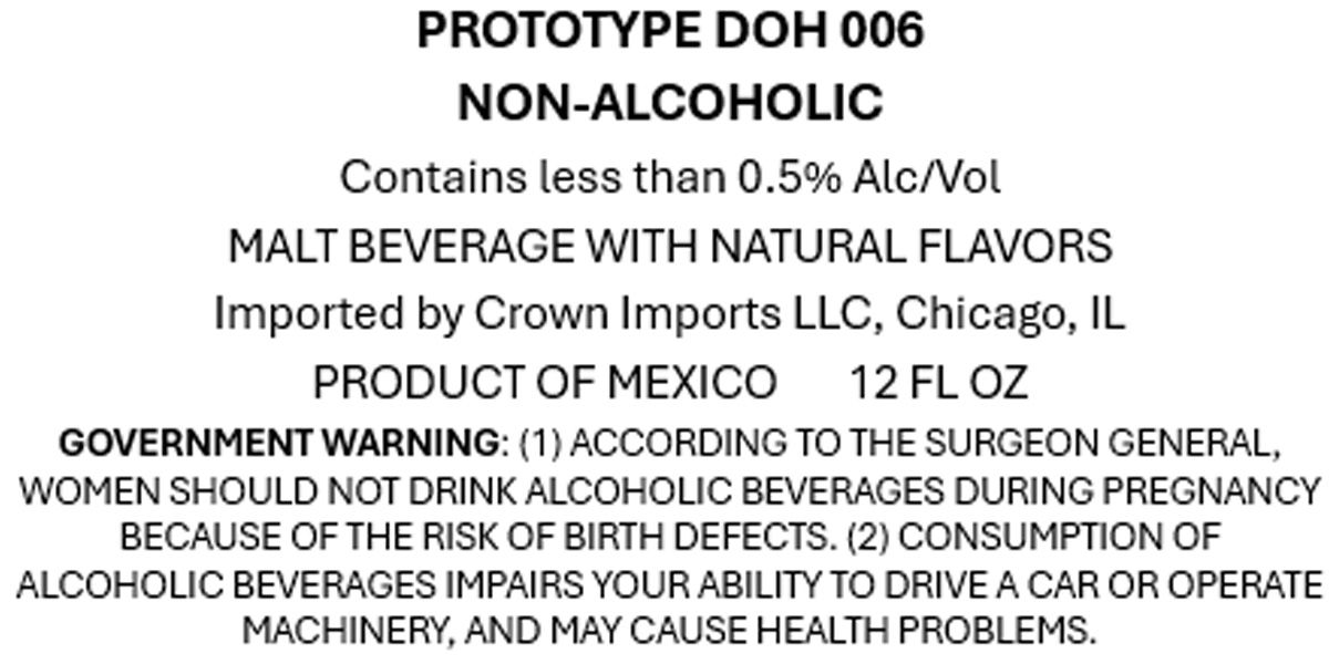 Prototype Doh 006 label