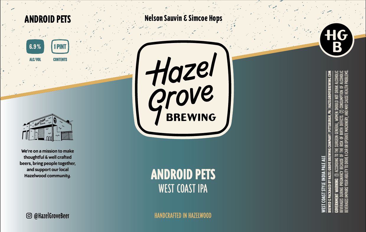 Android Pets label