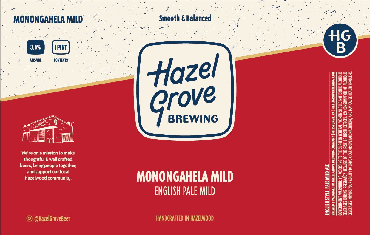 Monongahela Mild label