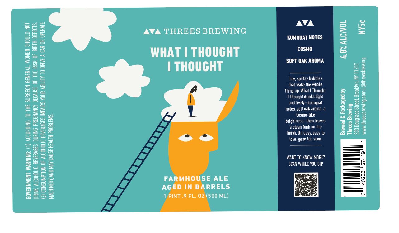 What I Thought I Thought label