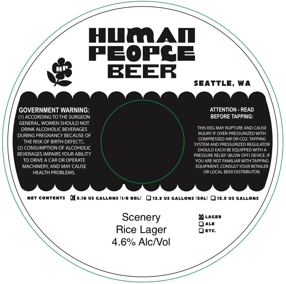 Scenery label