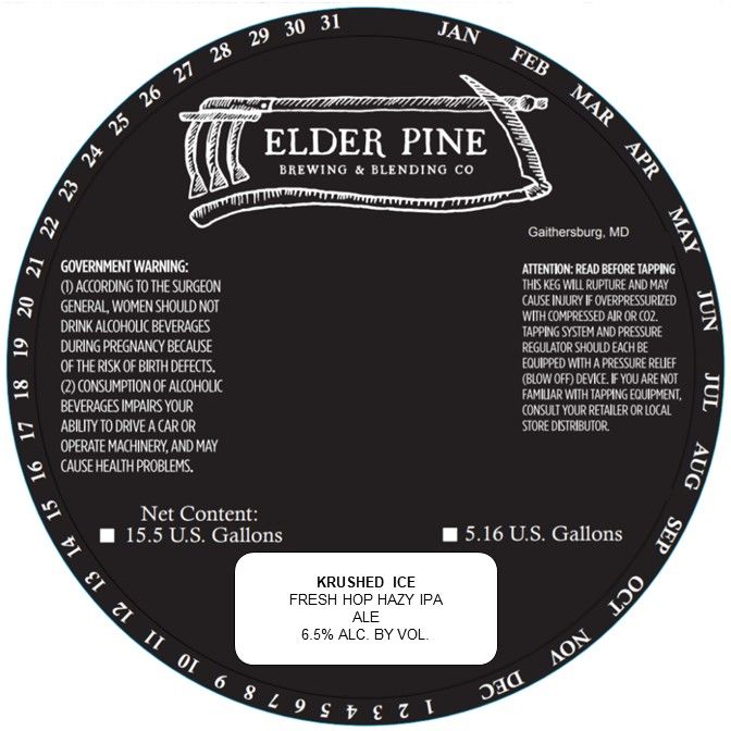 Krushed Ice label