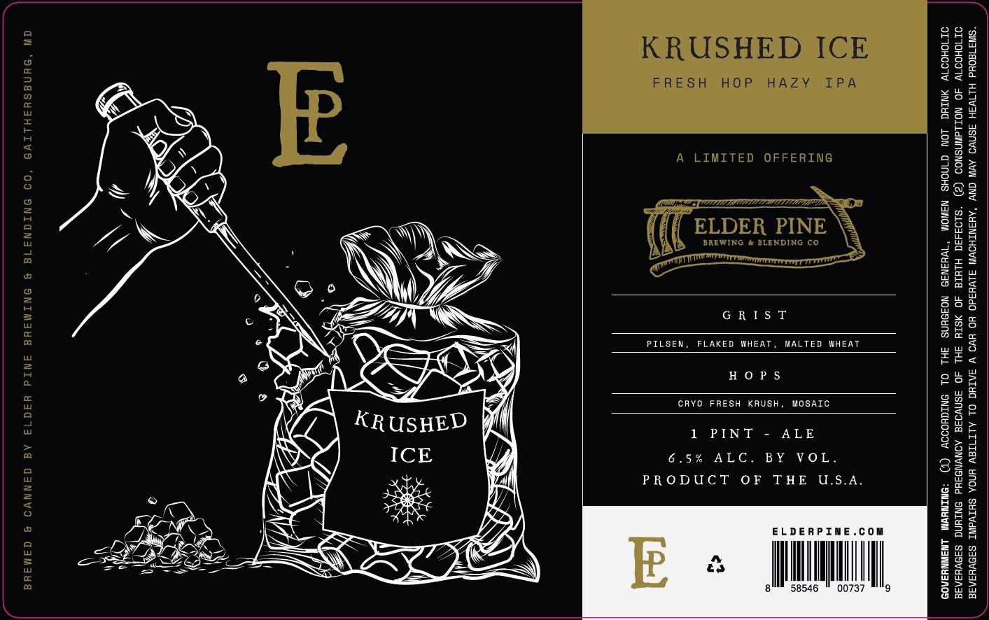 Krushed Ice label