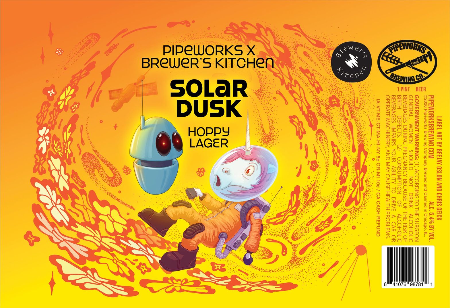 Solar Dusk label