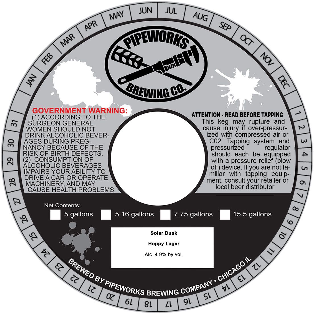 Solar Dusk label