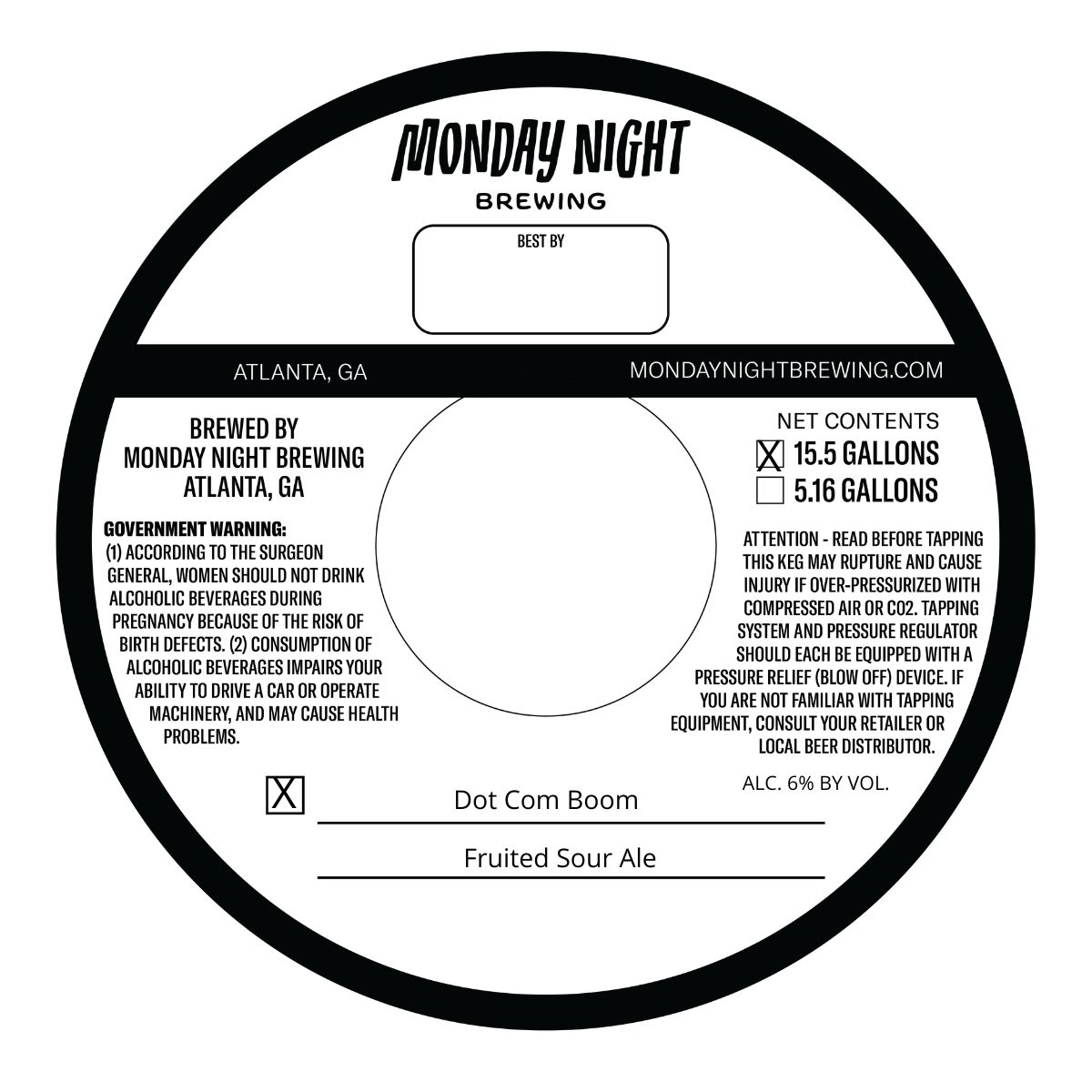 Dot Com Boom label
