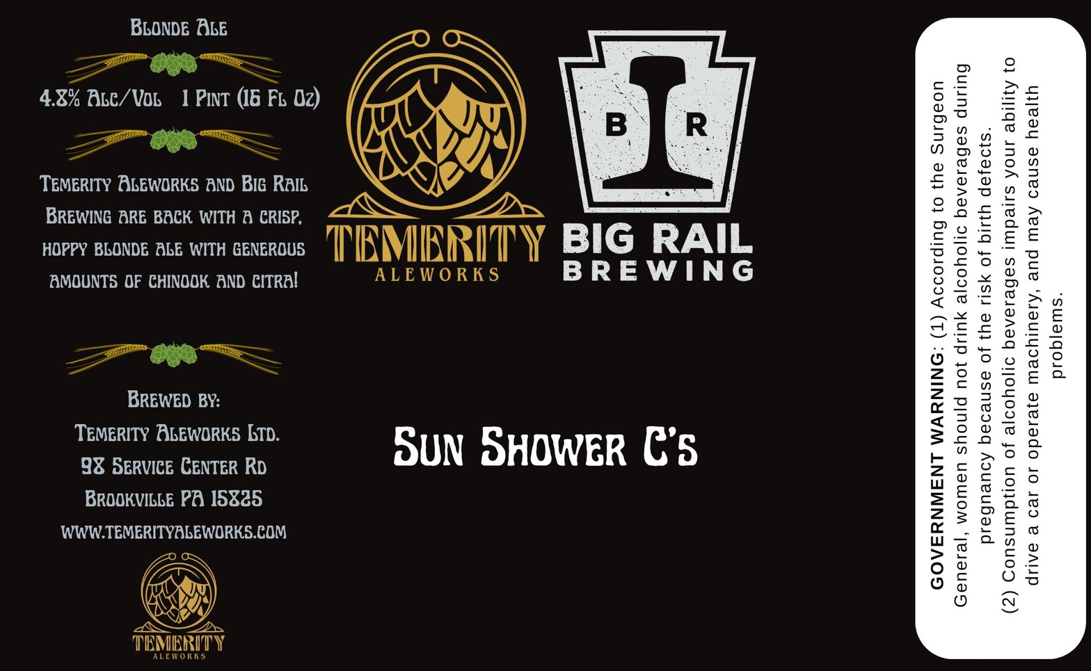 Sun Shower C's label