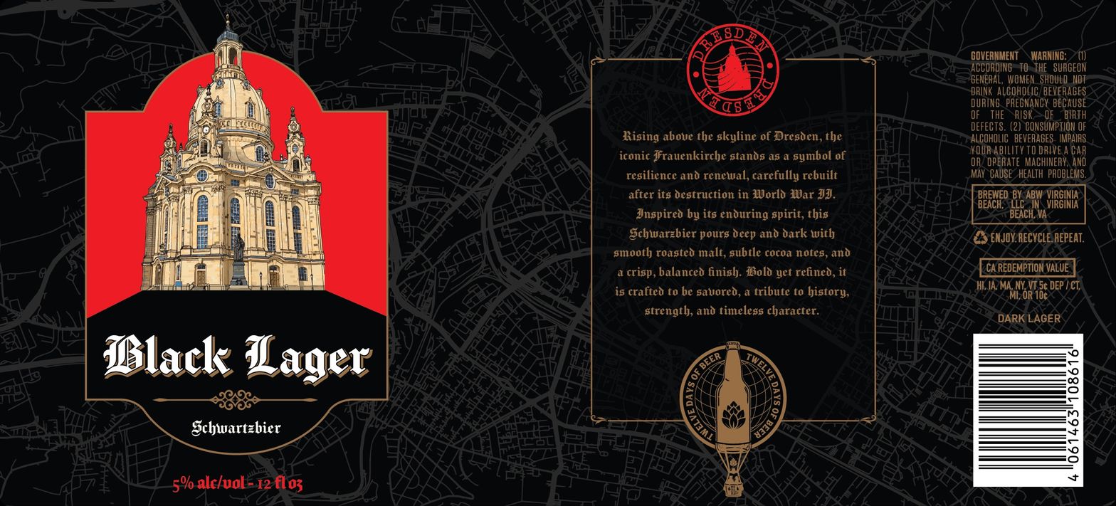 Black Lager label