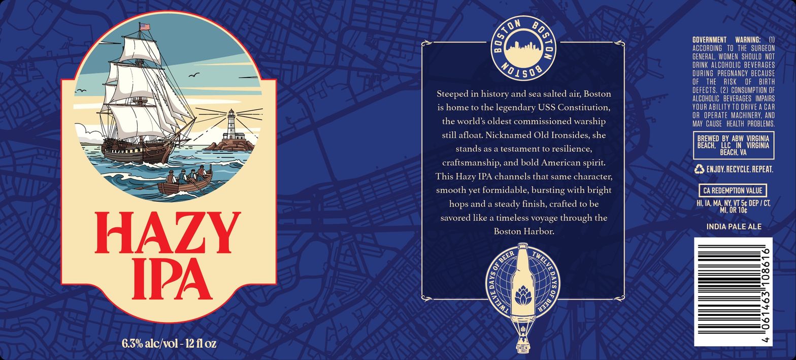 Hazy IPA label