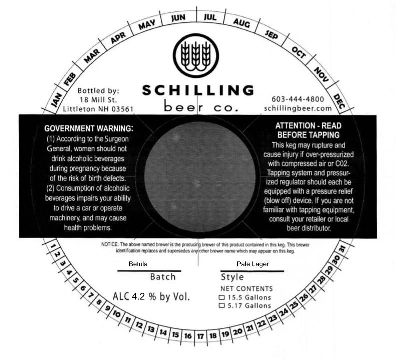 Betula label