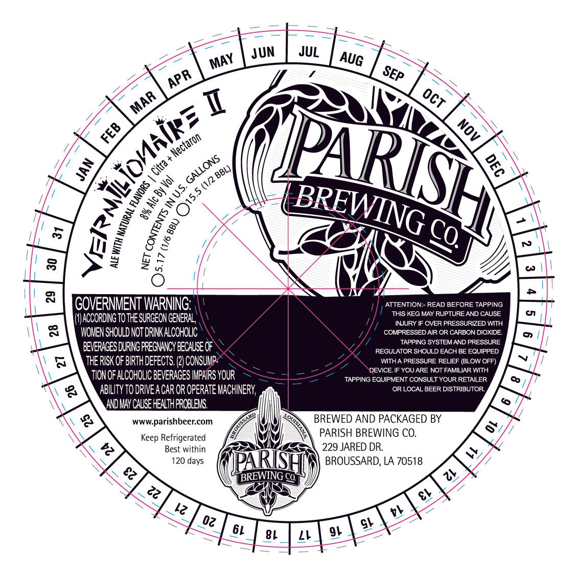 Vermillionaire II label