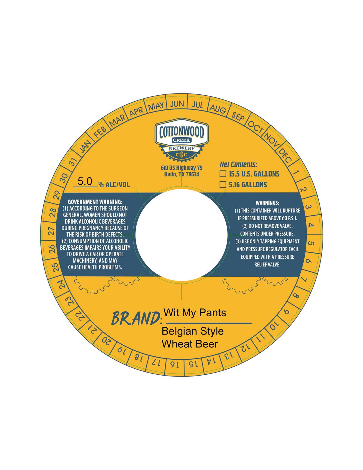 Wit My Pants label