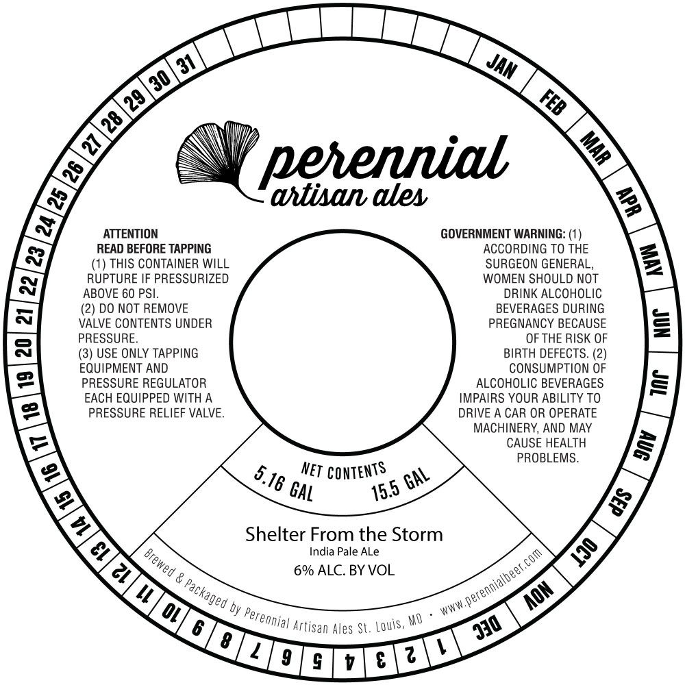 Shelter From the Storm label