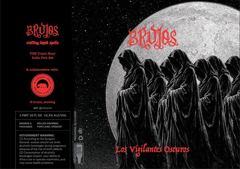 Los Vigilantes Oscuros label
