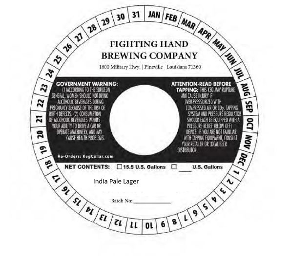India Pale Lager label